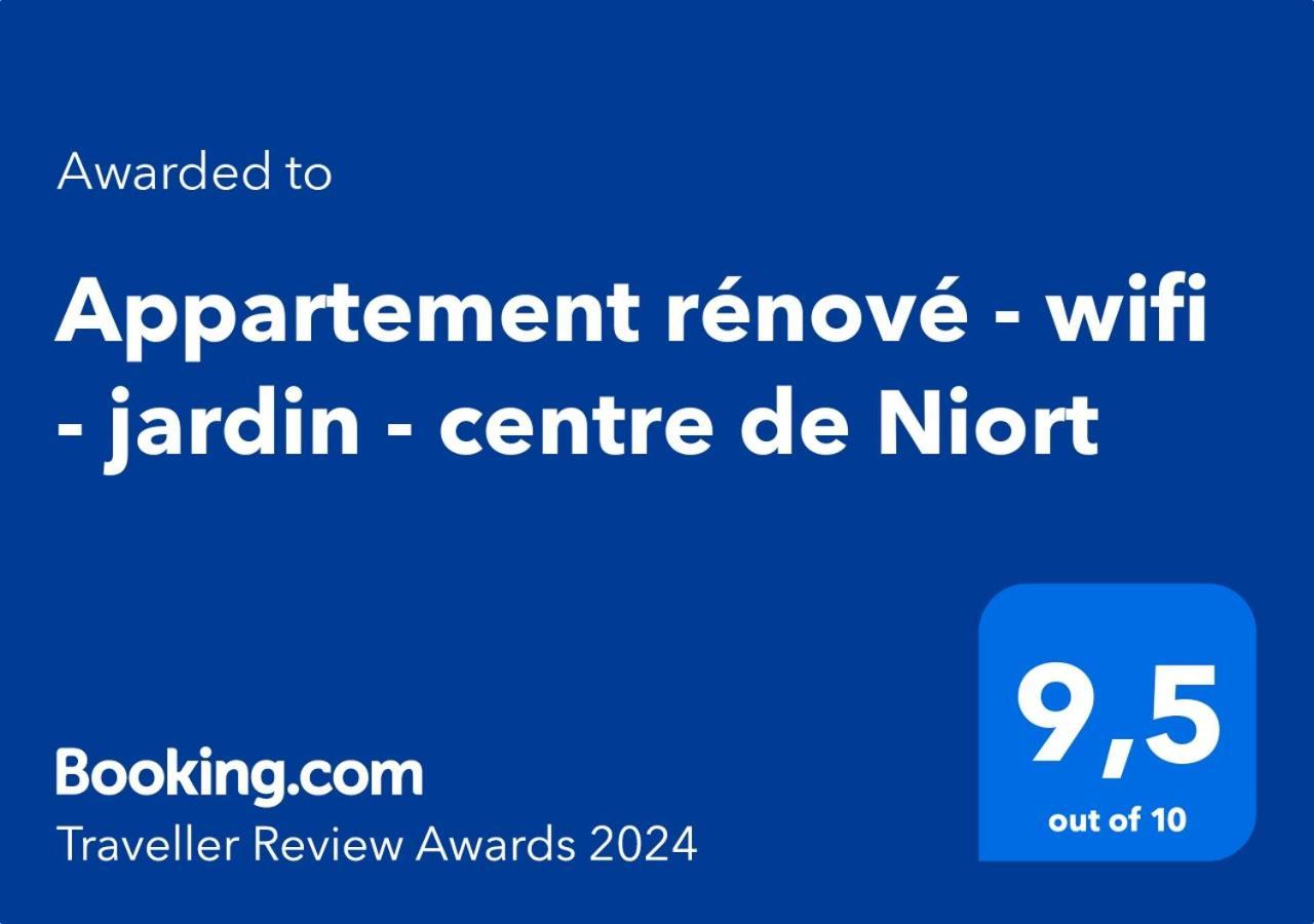 Appartement Renove - Wifi - Jardin - Centre De Niort Zewnętrze zdjęcie